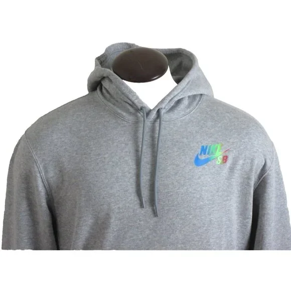 Men's Nike SB Tropical Graphic PO Hoodie Sweatshirt Dark Grey Size Medium NWT - Picture 3 of 4